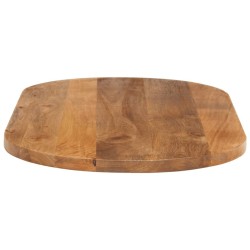Dessus de table 80x40x3,8 cm ovale bois massif de manguier 560760560760