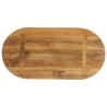 Dessus de table 80x40x3,8 cm ovale bois massif de manguier 560760560760