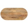 Dessus de table 110x50x2,5 cm ovale bois massif de manguier 560763560763