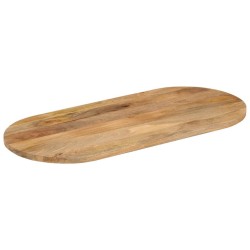 Dessus de table 110x50x2,5 cm ovale bois massif de manguier 560763560763