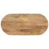 Dessus de table 110x40x3,8 cm ovale bois massif de manguier 560764560764