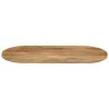 Dessus de table 140x60x2,5 cm ovale bois massif de manguier 560765560765
