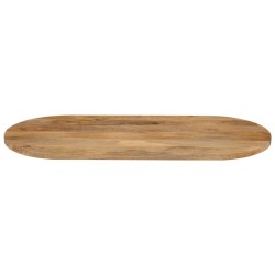 Dessus de table 90x40x3,8 cm ovale bois massif de manguier 560766560766