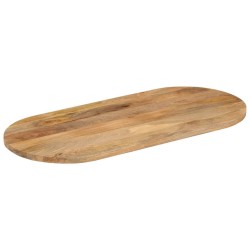 Dessus de table 80x40x3,8 cm ovale bois massif de manguier 560768560768