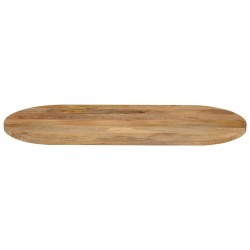Dessus de table 80x40x2,5 cm ovale bois massif de manguier 560770560770