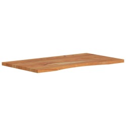 Dessus de bureau 90x50x2,5cm rectangulaire bois massif d'acacia 560776560776