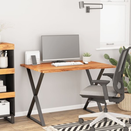 Dessus de bureau 110x80x2,5 cm rectangulaire bois massif acacia 560777560777
