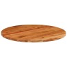Dessus de table Ø80x2,5 cm rond bois massif d'acacia 560786560786