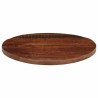 Dessus de table Ø 80x3,8 cm rond bois massif de récupération 560793560793