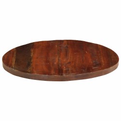 Dessus de table Ø 80x3,8 cm rond bois massif de récupération 560793560793