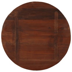 Dessus de table Ø 80x3,8 cm rond bois massif de récupération 560793560793