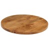 Dessus de table Ø 40x3,8 cm rond bois de manguier massif 560794560794