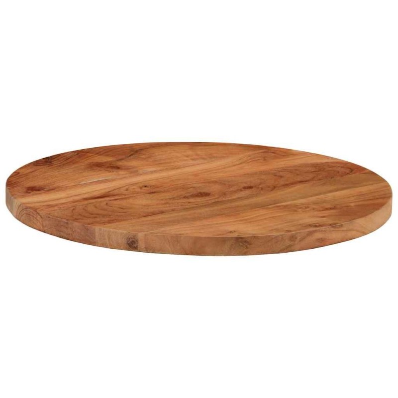 Dessus de table Ø40x3,8 cm rond bois massif d'acacia 560798560798