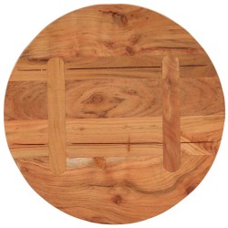 Dessus de table Ø40x3,8 cm rond bois massif d'acacia 560798560798
