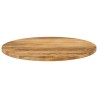 Dessus de table Ø 80x3,8 cm rond bois de manguier massif 560806560806