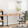 Dessus de bureau 140x60x2,5 cm rectangulaire bois massif acacia 560807560807