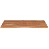 Dessus de bureau 90x60x2,5cm rectangulaire bois massif d'acacia 560808560808
