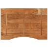 Dessus de bureau 90x60x2,5cm rectangulaire bois massif d'acacia 560808560808