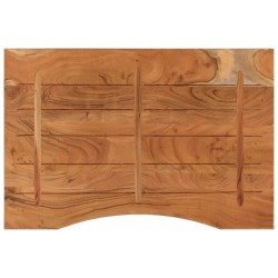 Dessus de bureau 100x60x2,5 cm rectangulaire bois massif acacia 560809560809