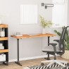 Dessus de bureau 120x60x2,5 cm rectangulaire bois massif acacia 560811560811