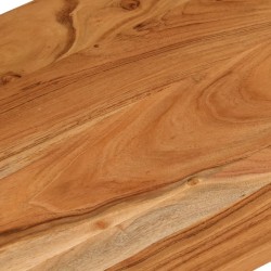 Dessus de bureau 140x50x2,5 cm rectangulaire bois massif acacia 560814560814