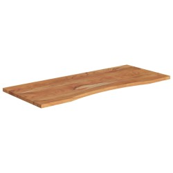 Dessus de bureau 120x50x2,5 cm rectangulaire bois massif acacia 560815560815