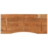 Dessus de bureau 110x50x2,5 cm rectangulaire bois massif acacia 560816560816