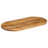Dessus de table 120x50x3,8 cm ovale bois massif de manguier 560817560817