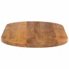 Dessus de table 120x50x3,8 cm ovale bois massif de manguier 560817560817
