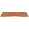 Dessus de bureau 80x60x2,5cm rectangulaire bois massif d'acacia 560819560819