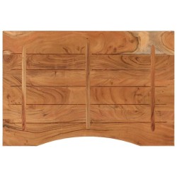 Dessus de bureau 80x60x2,5cm rectangulaire bois massif d'acacia 560819560819