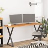 Dessus de bureau 160x50x2,5 cm rectangulaire bois massif acacia 560820560820
