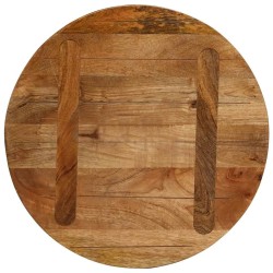 Dessus de table Ø 40x2,5 cm rond bois de manguier massif 560822560822