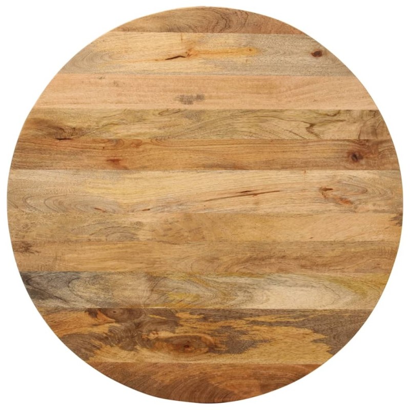 Dessus de table Ø 90x2,5 cm rond bois de manguier massif 560823560823