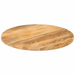 Dessus de table Ø 90x2,5 cm rond bois de manguier massif 560823560823