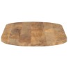 Dessus de table 120x60x3,8 cm ovale bois massif de manguier 560850560850