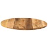 Dessus de table Ø 70x3,8 cm rond bois massif de manguier brut 560875560875