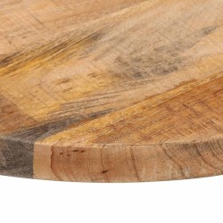Dessus de table Ø 40x2,5 cm rond bois massif de manguier brut 560884560884