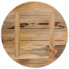 Dessus de table Ø 40x1,5 cm rond bois massif de manguier brut 560887560887