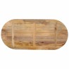 Dessus de table 140x60x3,8 cm ovale bois massif de manguier 560909560909