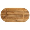 Dessus de table 80x40x2,5 cm ovale bois massif de manguier 560910560910