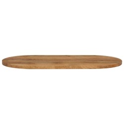 Dessus de table 90x40x2,5 cm ovale bois massif de manguier 560911560911