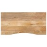 Dessus de bureau avec courbe 120x50x2,5 cm manguier massif brut 560913560913