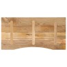Dessus de bureau avec courbe 120x50x2,5 cm manguier massif brut 560913560913