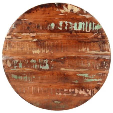Dessus de table Ø 80x3,8 cm rond bois massif de récupération 560915560915