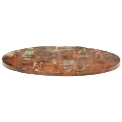 Dessus de table Ø 80x3,8 cm rond bois massif de récupération 560915560915