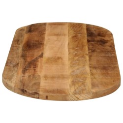 Dessus de table 90x40x2,5 cm ovale bois massif de manguier brut 560966560966