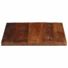 Dessus de table 50x50x3,8 cm carré bois massif de récupération 560970560970