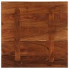 Dessus de table 50x50x3,8 cm carré bois massif de récupération 560970560970