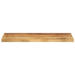 Dessus de table rectangulaire bois massif de manguier brut 560990560990